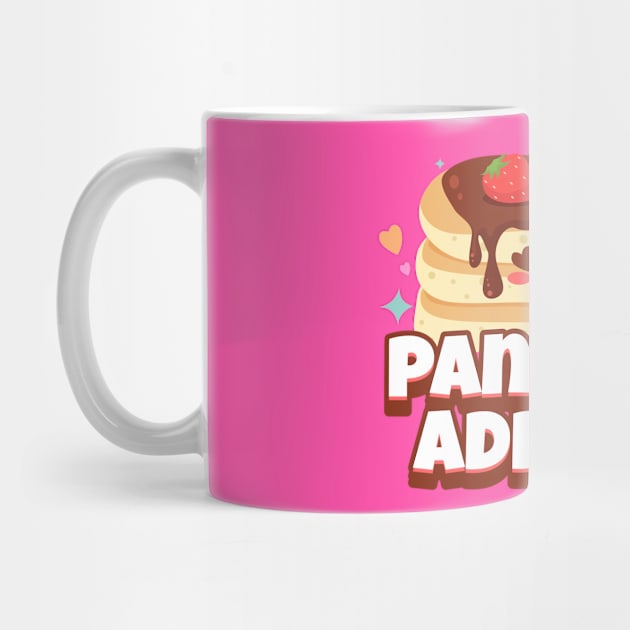 Pancake Lover Addict Cute Design by BrightLightArts